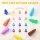 JUPITEARTH Rocket Crayons 12 Colors Washable