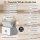 imarku 14-Piece Stainless Steel Kitchen Knife Set White