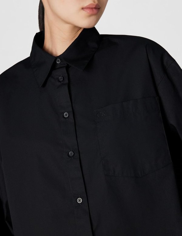 Calvin Klein Women’s Cotton Cropped Shirt