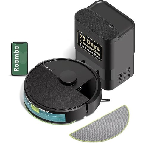  Roomba 105X Robot Vacuum Mop Combo Auto-Empty Dock