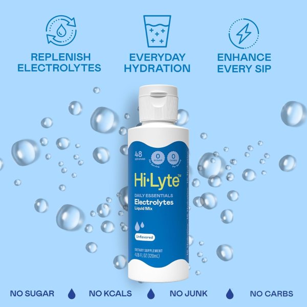 Hi-Lyte Electrolyte Powder 48 Servings Sugar-Free