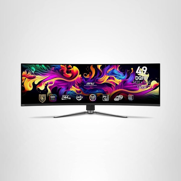  MPG 491CQP 49英寸 QD-OLED DQHD 144Hz 带鱼屏