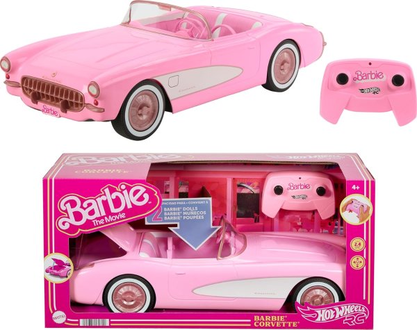 Hot Wheels RC Corvette Barbie Remote Control Car