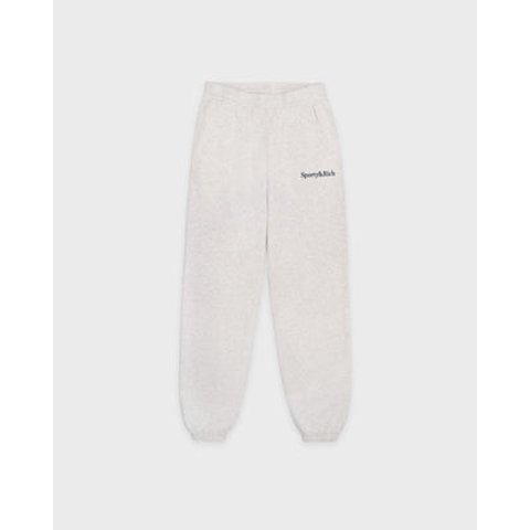 Sporty&Rich Embroidered Sweatpant Heather Gray