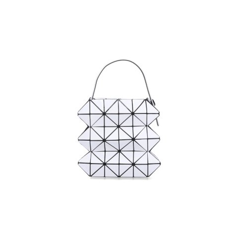 Bao Bao Issey MiyakeGeometric Top Handle Bag Silver