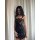 LOBA Lucie Lace Mini Dress Black