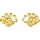 999 Gold Ruyi Cloud Earrings 96250E