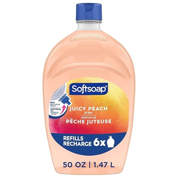 Softsoap Juicy Peach Liquid Hand Soap 50 fl oz