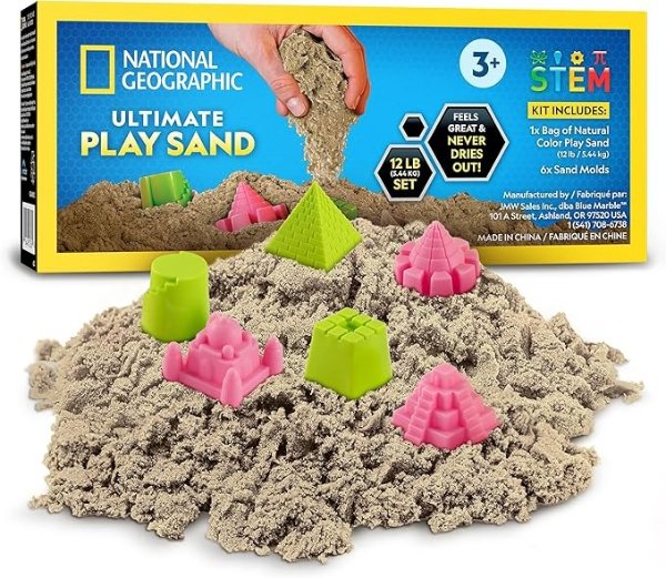 NATIONAL GEOGRAPHIC Moon Sand 12 lbs Natural