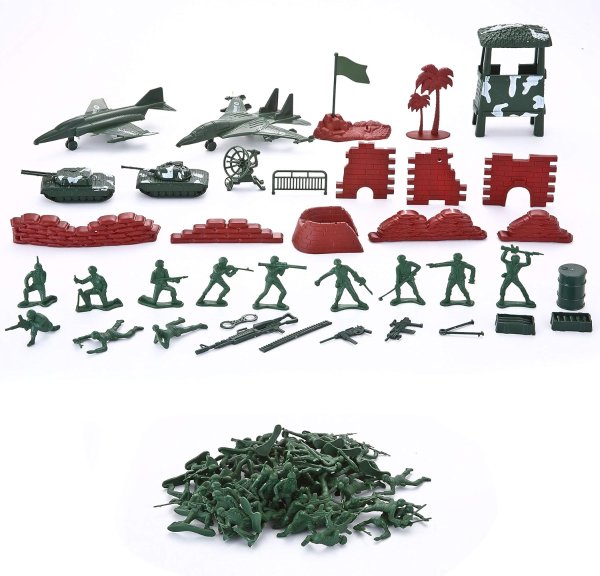 JOYIN Military Soldier Playset 164 Pieces