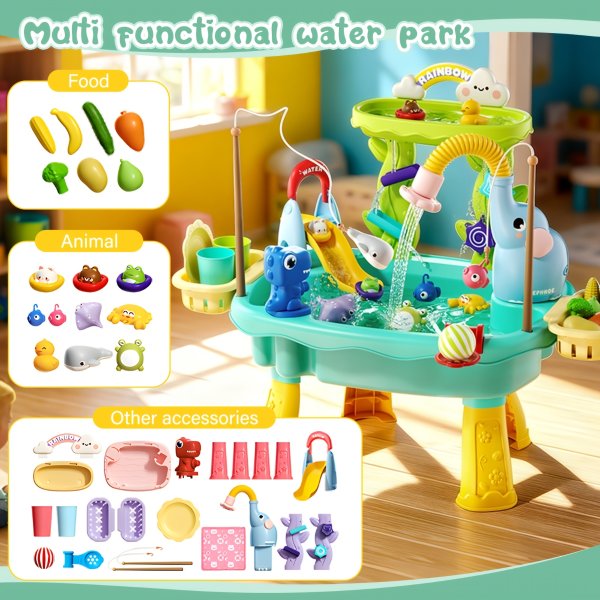 2026 Toddler Water Table Toy Electric Pump