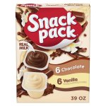 Snack Pack 布丁杯 巧克力香草味 12杯