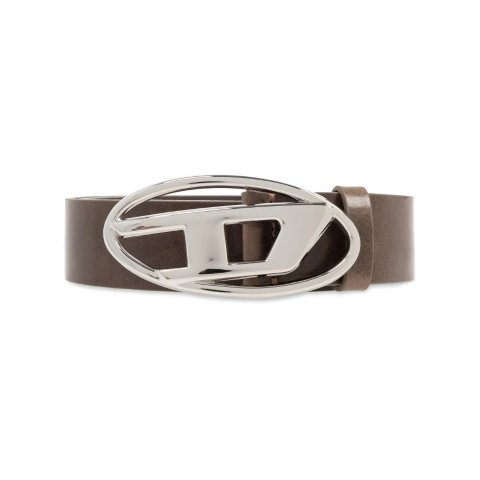 Logo Buckle 皮革腰带