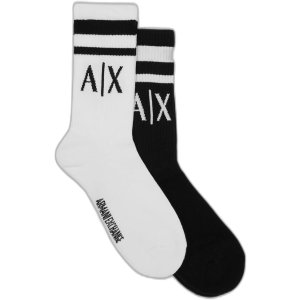 Armani Exchange 标志男士袜 2双装