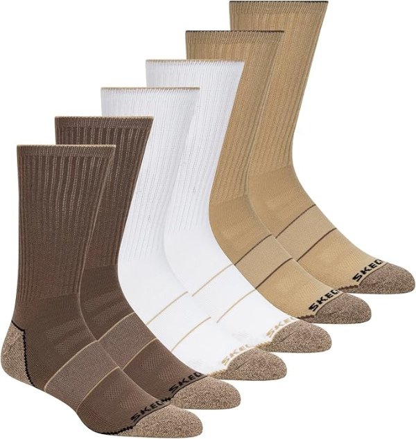 Men's Work Crew Socks 6-Pack