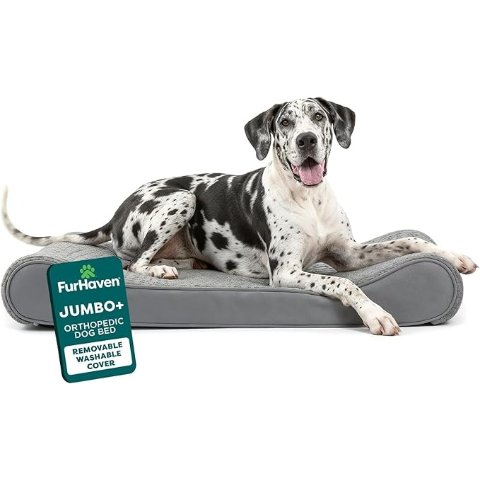 Furhaven 大号犬用记忆床 灰色 XXL