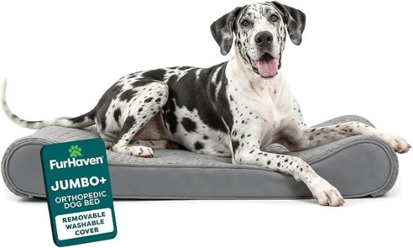Furhaven 大号犬用记忆床 灰色 XXL