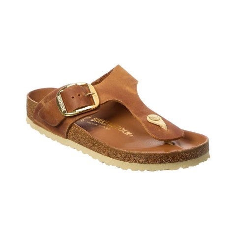 Gizeh Big Buckle Leather Sandal