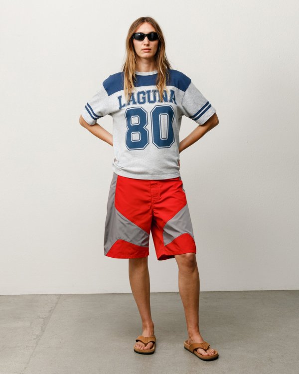 Stüssy LAGUNA 80 棉质T恤 蓝色