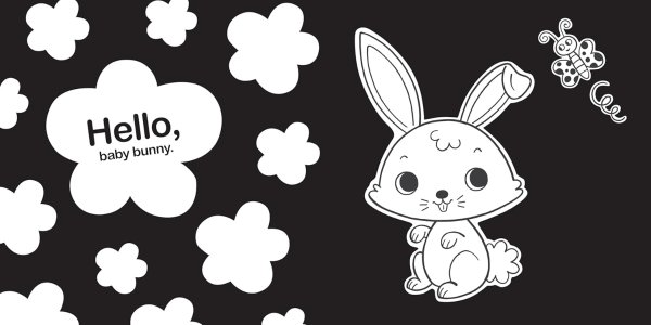 Hello Baby Animals High-Contrast Baby Book