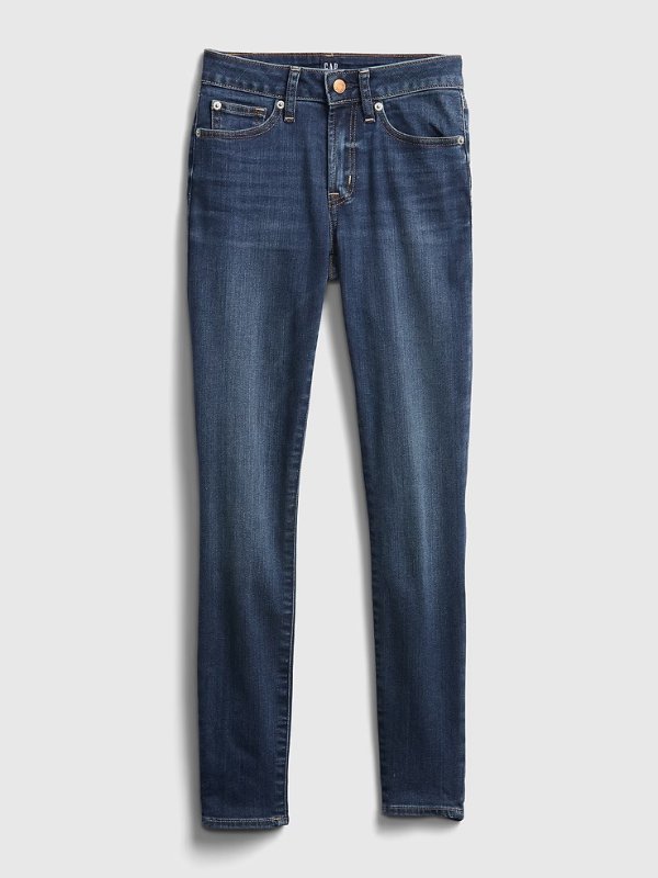 Mid Rise True Skinny Jeans