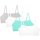 Women's Cotton Spaghetti Strap Sports Bra