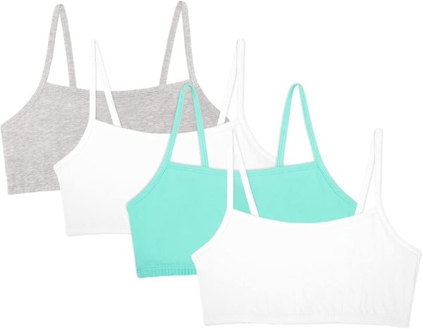 Women's Cotton Spaghetti Strap Sports Bra