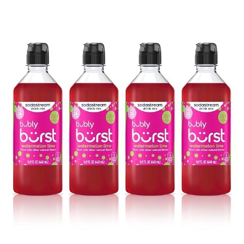  Bubly Burst 西瓜青柠 14.9盎司 4瓶