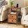 Furologee Nightstand Set 2 Drawers with Charging Station