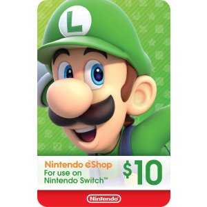 Nintendo eShop $10 电子礼卡