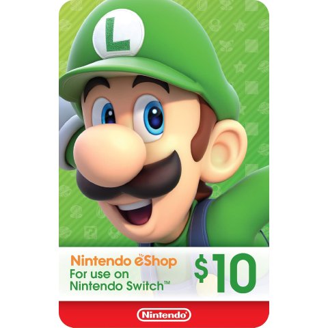 Nintendo eShop $10 电子礼卡