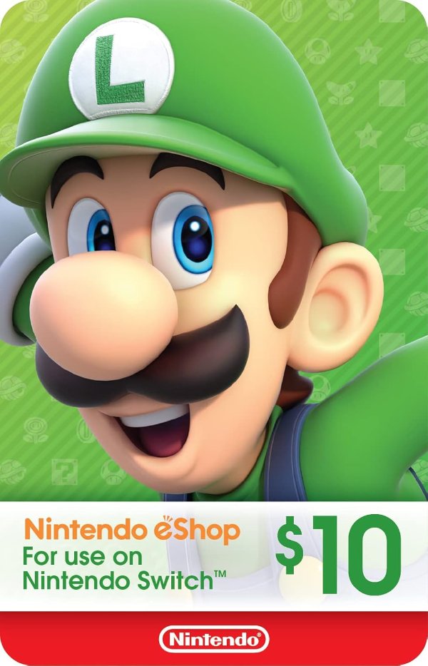 Nintendo eShop $10 电子礼卡