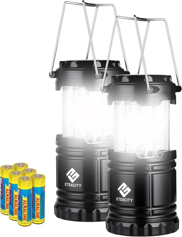 LED露营灯 黑色 2只装