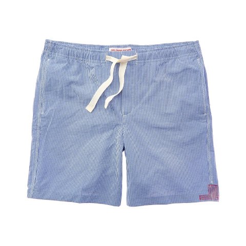 Linen-Blend Swim Trunk