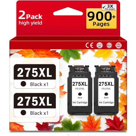 PG-275XL Compatible Black Ink Cartridge 2-Pack