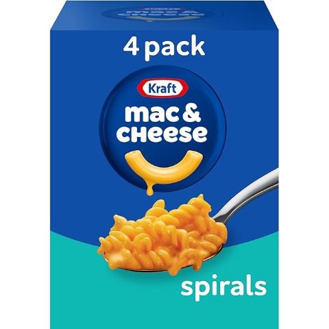 Spirals Mac and Cheese 4 Boxes Original Flavor 5.5oz
