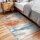 Puino 2x3 Abstract Non-Slip Area Rug Blue