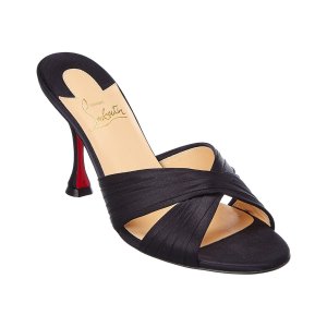 Christian Louboutin  Nicol Is Back 85 缎面凉鞋
