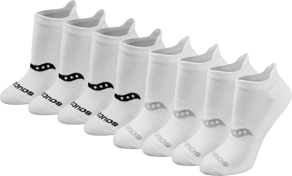 Women’s Performance Heel Tab Socks S 8 Pairs