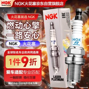 NGK 铱铂金火花塞 4支