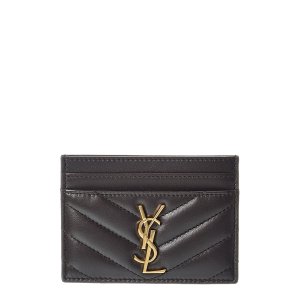 Saint Laurent Cassandre 皮革卡包