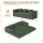 Cloud 89 Inch Corduroy Foldable Sofa Bed Green