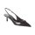 Leather Pointy-Toe Slingback Pump