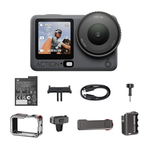DJIOsmo Action 6 8K Action Camera Bundle