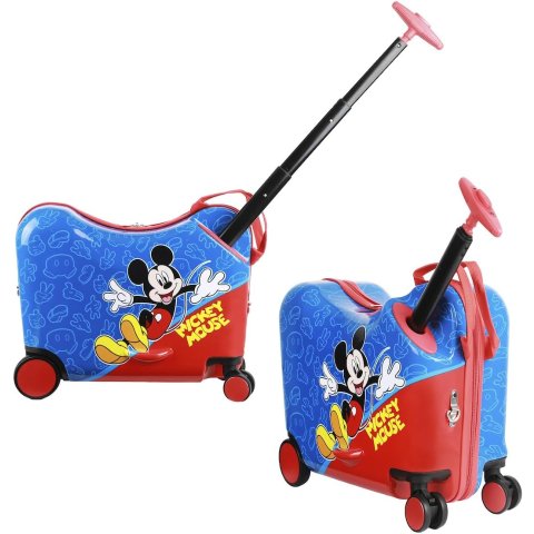 暑假旅行用 Disney 米奇 18"儿童可骑乘拉杆箱