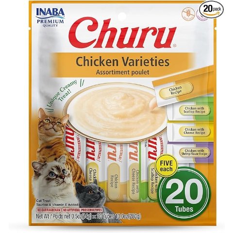 INABA Churu 猫条 鸡肉味 20支