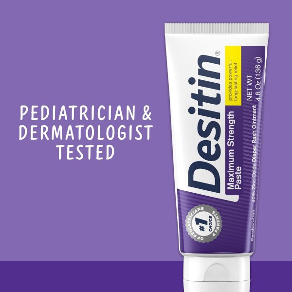 Desitin 40% Zinc Oxide Diaper Rash Paste 4.8oz