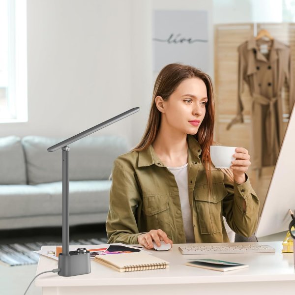 H01 Pro LED Foldable Desk Lamp Grey