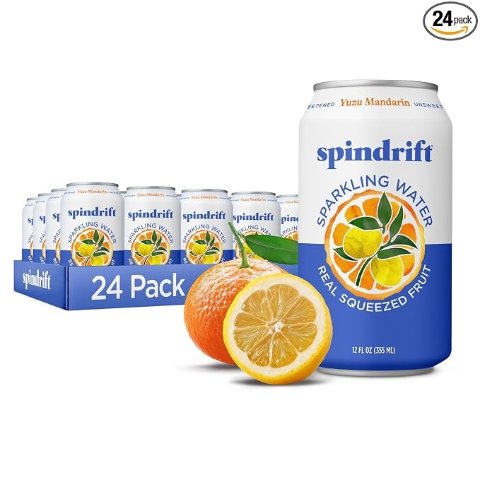 Yuzu Mandarin Sparkling Water 12oz 24-Pack