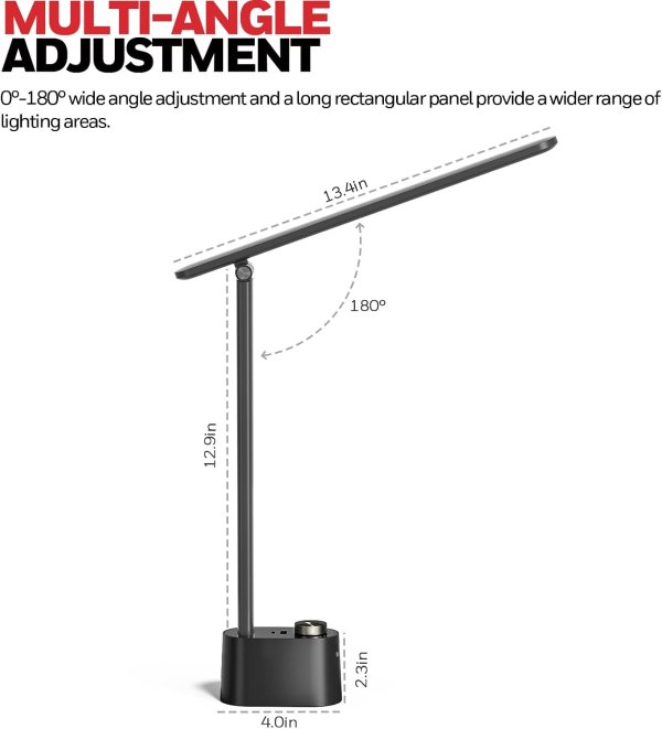 HWT-H01 LED Desk Lamp Black